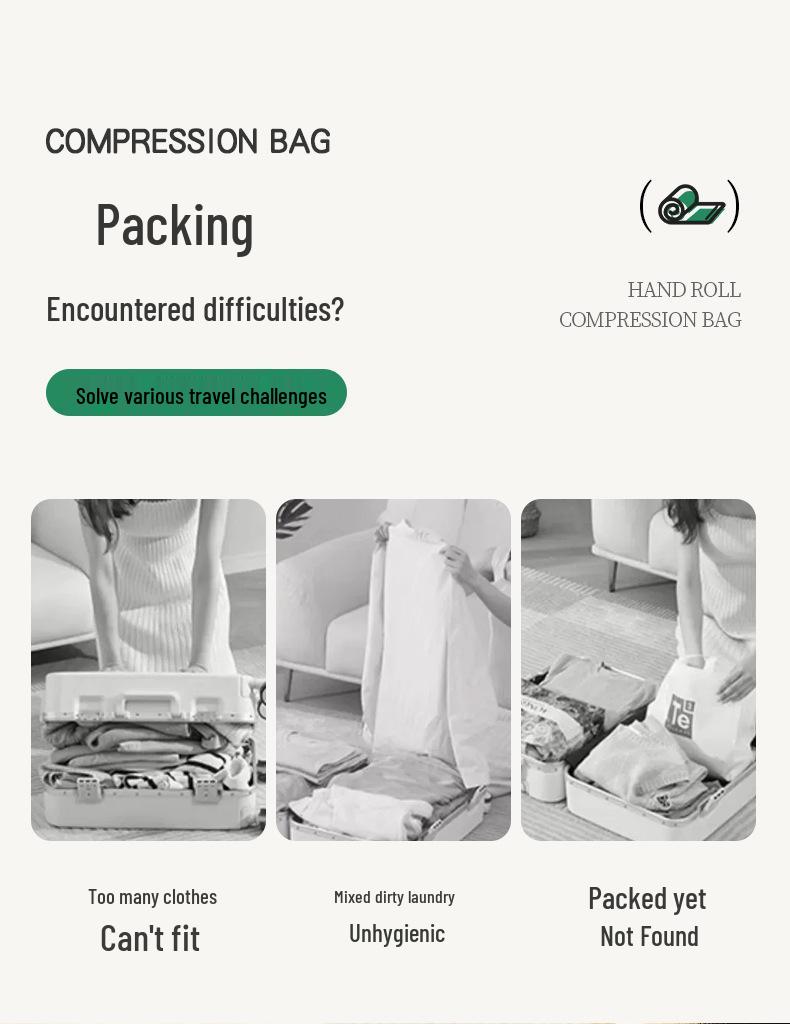 Large Vacuum Compression Storage Bag for Clothes and Quilts