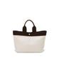 Topkapi Ripple Faux Leather A4 Tote Bag, Women's, Cream, 5030601003