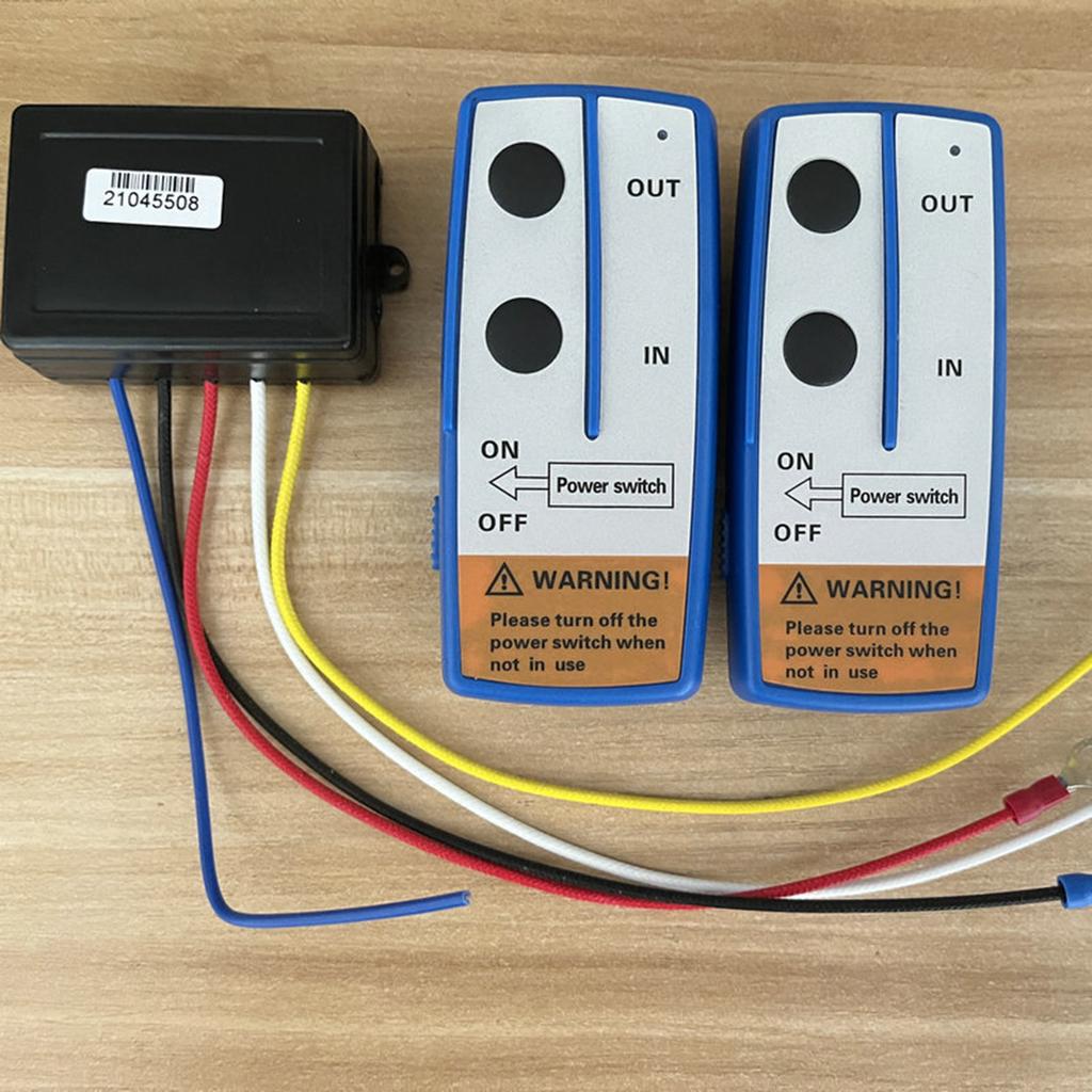 Kit Telecomando Wireless Adatto per Verricelli Elettrici Ancore per Barche Marine Apri Cancelli con Capacità a Lunga Gittata