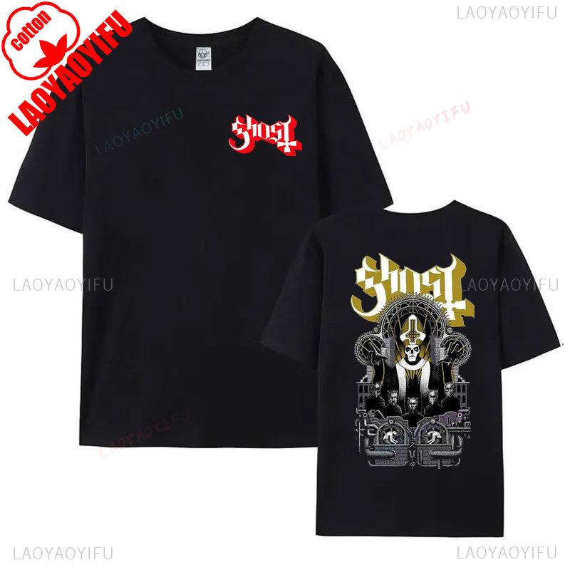 New Men T-shirt Ghost BC  Swedish Heavy Metal Band Fan Shirt Tshirt Women T Shirt Summer Cotton Casual Hipster Streetwear Tops