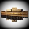 5 Panel/pieces HD Print A piano music score modern Print On Canvas Art Painting For home living room decoration