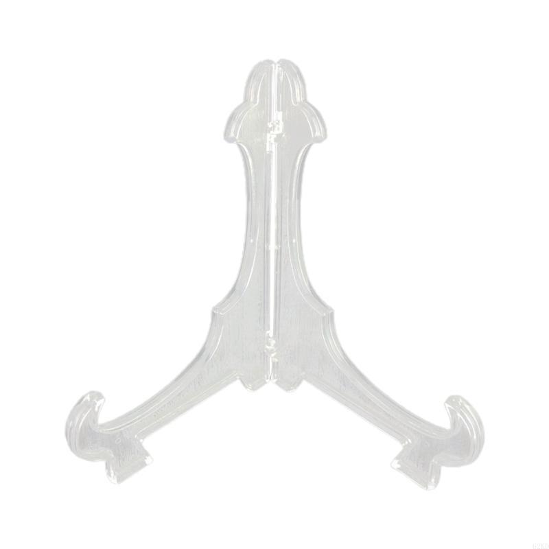 62KD 10pcs Foldable Triangle Display Stand Multifunction Plate Photo Card Book