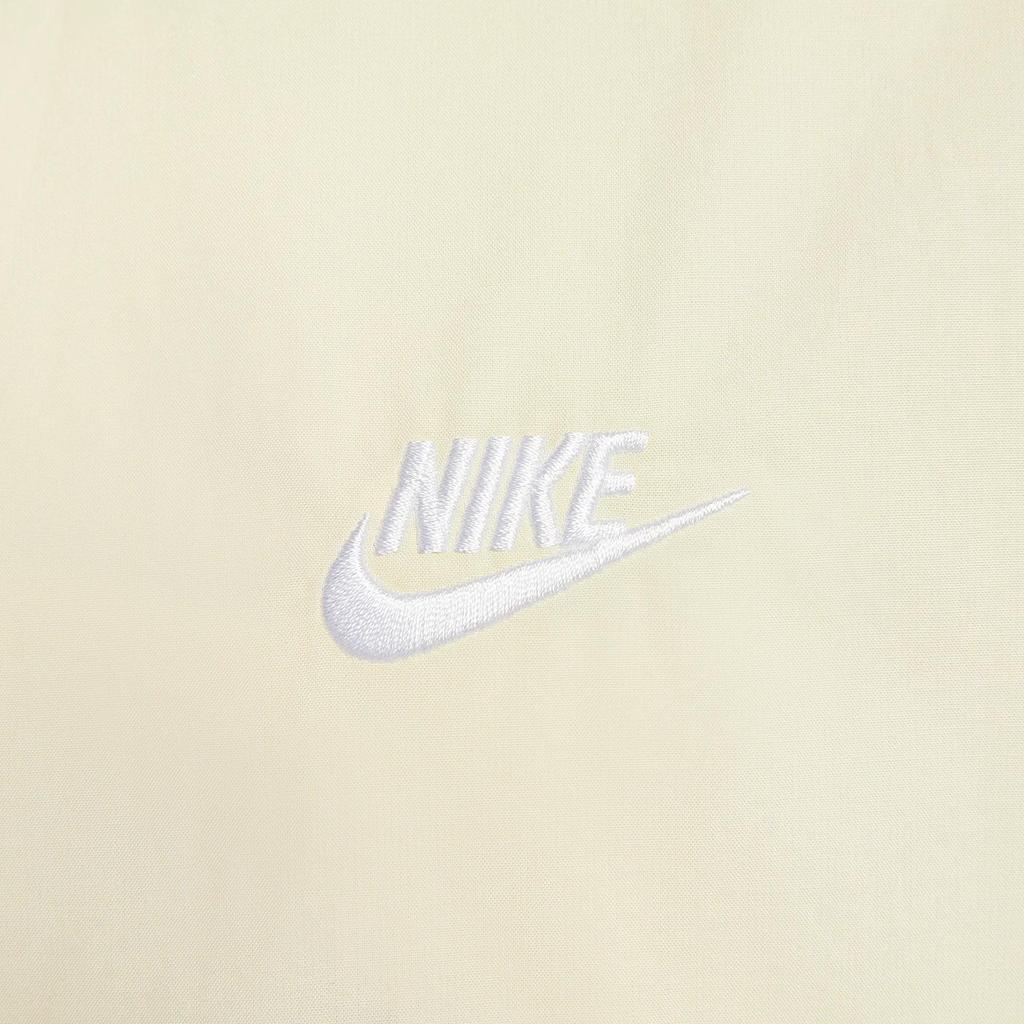 Nike Club SS25 Comfortable Skin-Friendly Fashion Versatile Short Sleeve Shirt Men Shirts Light-Khaki White HJ2027234