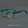 Black Oversized Square Acetate Reading Glasses for Women Men Fashion Big Frame Presbyopia Eyewear Anti Blue Light