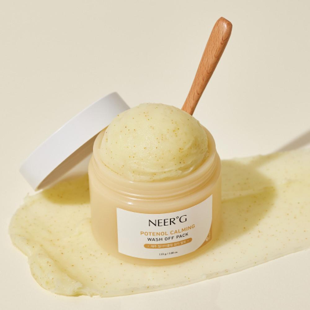 

Neerg Cleansing Sponge 1pc + Potenol Calming Wash Off Pack 110g NONE