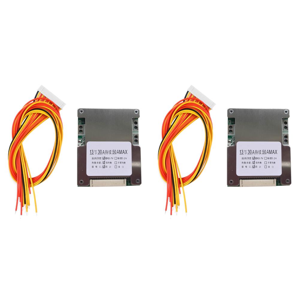 

BMS 13S 18650 Плата защиты литиевой батареи PCB Плата для автомобиля Баланс автомобиля