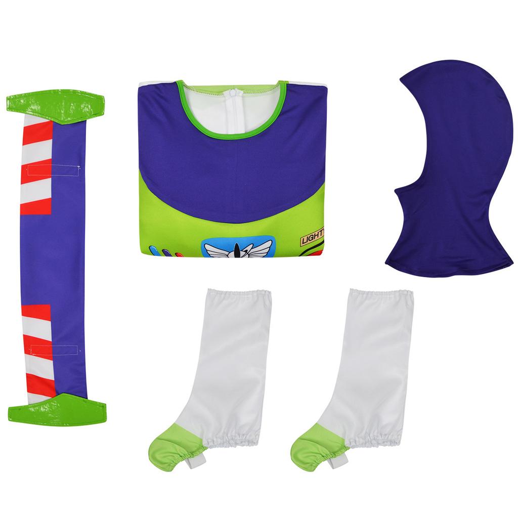 Toy Story Buzz Lightyear Cosplay Costume, Cartoon Doll Stage Performance Halloween Full Set