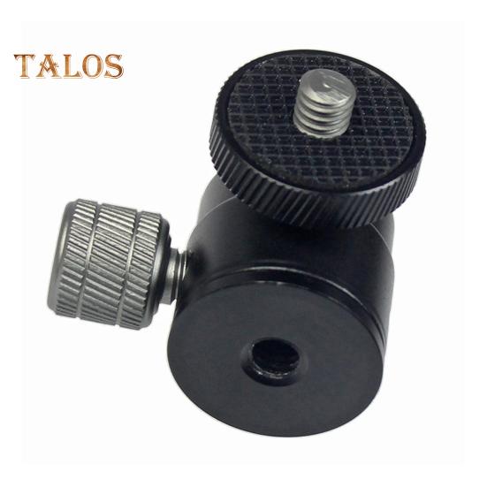 Mini Ball Head for GoPro for Osmo 360 Degree Rotatable Aluminum Alloy 1/4 Screw LED Video Light Cell Phone DSLR Camera Monopod Tripod Head Mount