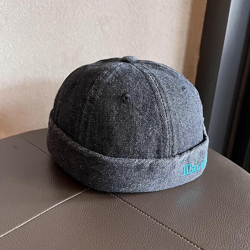 Unisex Denim Cap With Breathable Cotton Material For Autumn Winter Fashion