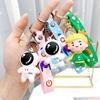 Cartoon Epoxy Little Prince Creative Pendant Astronaut Astronaut Car Key Chain Ring School Bag Pendant Keychain