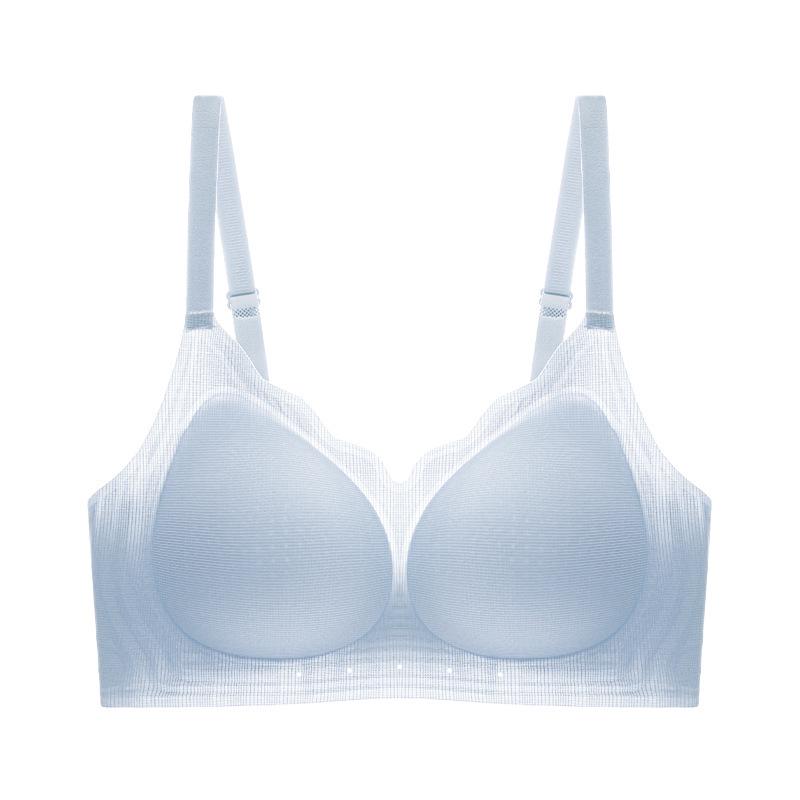 Ultra-Thin Seamless Bra for Women: Cooling, Supportive, Anti-Sag, Fixed Cups, Summer Wear