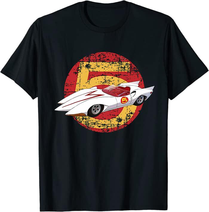 Speed Racer Mach 5 Distressed Retro Classic Tee Tshirt M3xl Made Us
