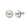 Silver 925 Swarovski 10mm Pearl Earrings Bold
