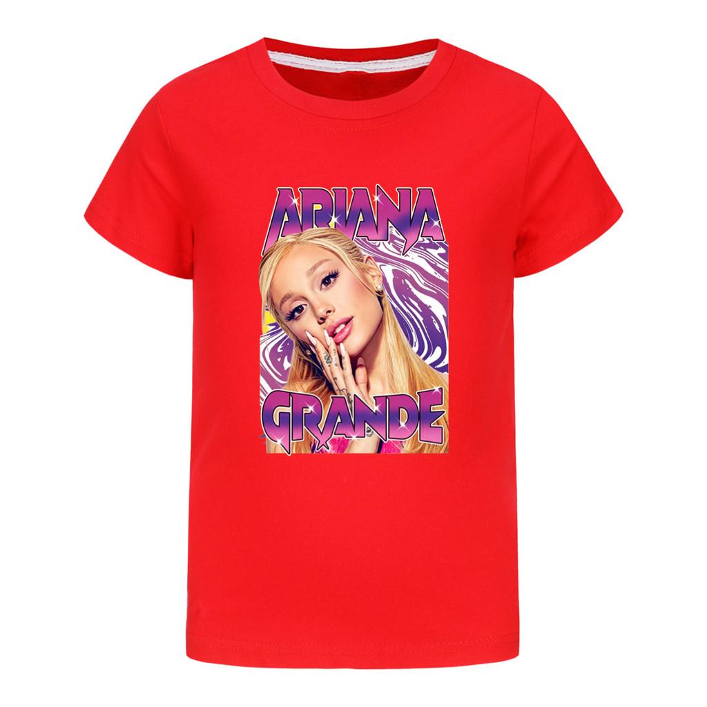 5802 Kids Boys Girls Ariana Grande Short Sleeves T-Shirt