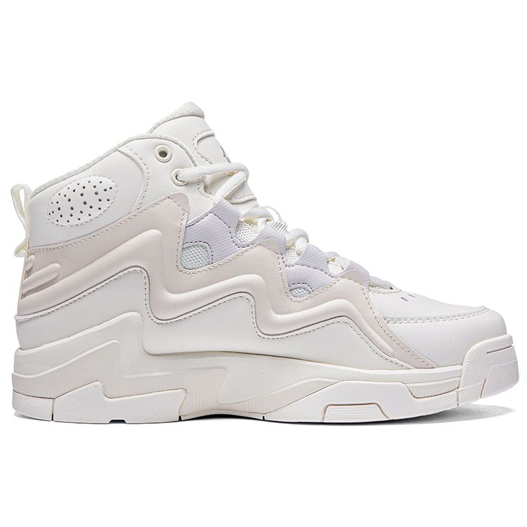 Kappa Retro High-Top Basketball Shoes Unisex sneakers Winter-White Egrets-White K0CZ5CC75-0106