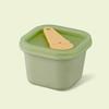 Ice Cube Mold with Handle Sealed Lid Easy Release Food Grade Silicone Ice Cube Mold Baby Food Supplement Freezer Tray