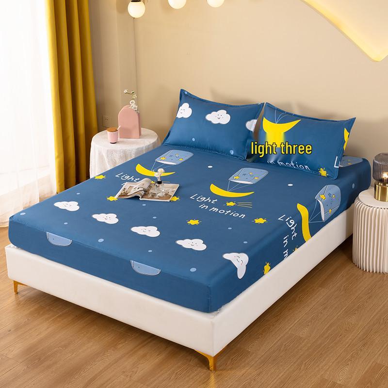 Non-slip Elastic Fitted Bed Cover for Simmons, Single Piece, All-Inclusive Design.