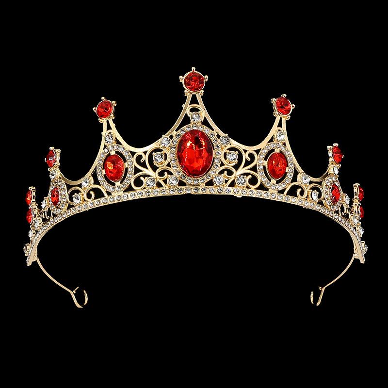 Bride Wedding Tiara Wedding Dress Accessories Alloy Rhinestone Headband Crown Birthday Crown Hair Accessories
