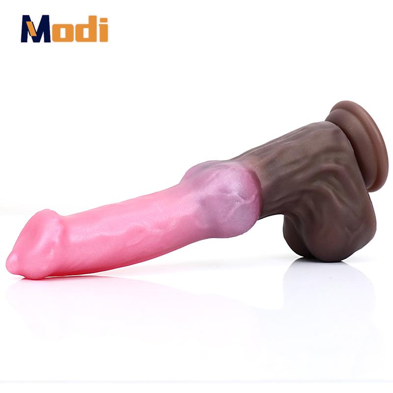 MoDi Obrovské Dildo Realistické Monster Dildo Silikonový Penis Zvířecí Dospělá Hra Prostata Anální Dilátor Pohodlí Zadek Stimulace G-bodu