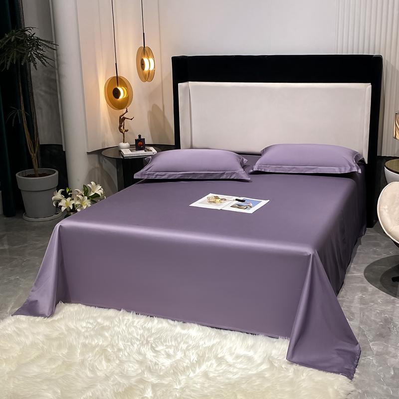 1000TC Egyptian Cotton Flat Bed Sheet 100% Cotton Top Sheet with Pillowcases  Luxury Soft Bed Sheet Bed Linen Double Queen King