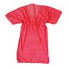 Cover Up, Drawstring Breathable Mesh Fabric, Swimsuit Short Sleeve Side Slit Design, Beach Dress for Summer Beach