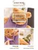 2026 Eggplant Bear & Rabbit Plush Doll - Soft Comfort Dress-up Toy