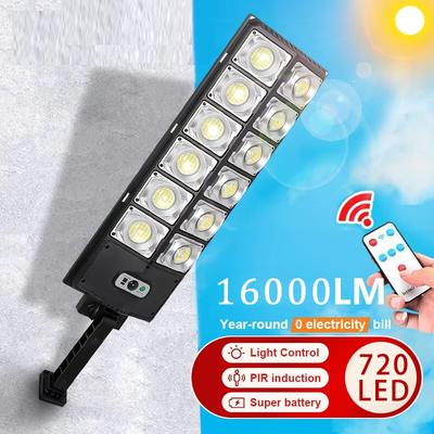 Wide Range Lighting Solar Lamp Most Powerful Outdoor Solar Light 720 LED Remote Control Garden Street Light Super Bright Lamp