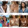 Bohemian Beach Shell Conch Beaded Necklace for Women Ocean Style Seashell Starfish Sun Pendant Choker Vacation Party Jewelry