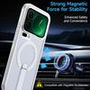 Clear PC Magnetic For Magsafe Case With Hidden Kickstand For Xiaomi 17 Pro 15T 14T Pro Cooling Heat Dissipation Shockproof Cover