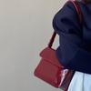 Retro Patent Leather  New Women's Underarm Bag Fashion Small Square Shoulder Messenger Bags Casual All-match Handbags
