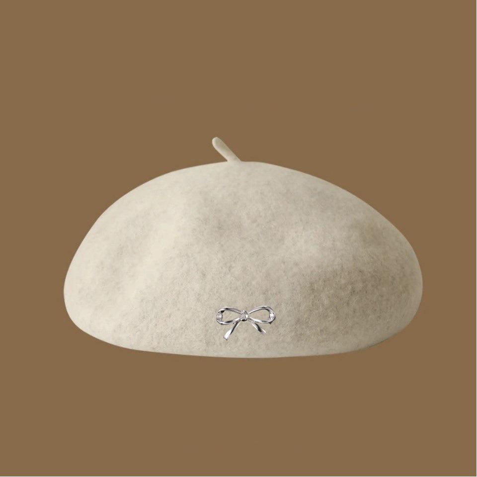 Korean Style Women's Beret - Autumn/Winter Face-Slimming Painter Hat
