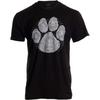 Paw Print Line Art _ Artistic Illustration Nature Men Women Dog Cat Cool T-Shirt
