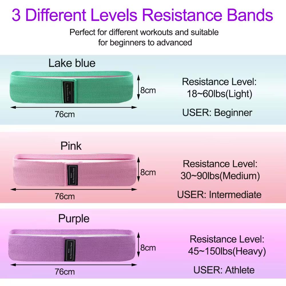 

Fitness Resistance Belt Cloth Rubber Belt Elastic Hip Ring Hip Lifting Belt Deep Squatting Hip Resistance Belt Yoga Equipment светло-серый