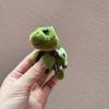 Popular Furry Plush Turtle Hair Rope/Hairband for Adult Girl Cartoon Brooch Pin Lovely Hair Tie Tortoise Ponytail Holder