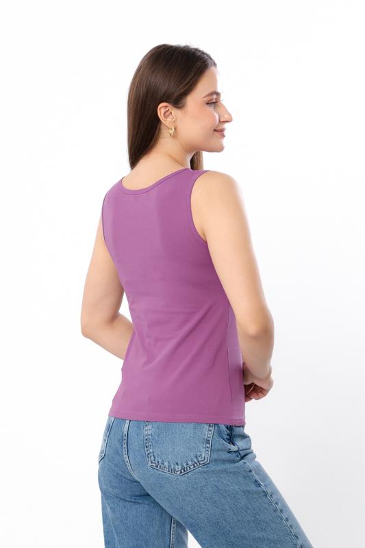 Sleeveless Top for Women – Breathable Cotton Lycra, Summer 8187-036-1 HC
