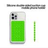 Silicone Suction Pad for Mobile Phone Double Side Fixture Suction Cup Backed Adhesive Silicone Rubber Sucker Pad for Fixed Pad