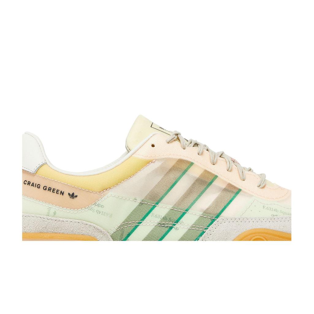adidas Squash Polta AKH 'Cream Bold Green' (Unisex) Cream White / Sesame / Bold Green Casual Shoes GX7033