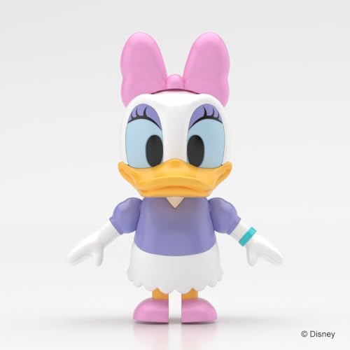 Aoshima Bunka Kyozai Rakupla Tocotoko No. DP-09 Disney Character Donald & Daisy Pre-Colored Plastic Model