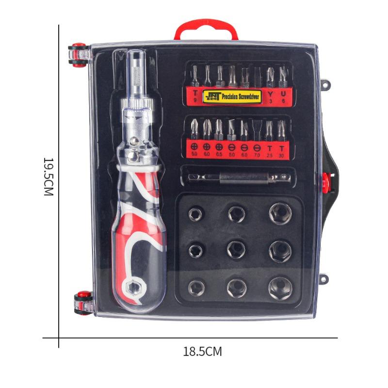 28-in-1 Multifunktionales Reparaturwerkzeug-Set Schraubendreher-Kombinations-Kit für Haus & Büro Wartung DIY Schraubendreher-Set