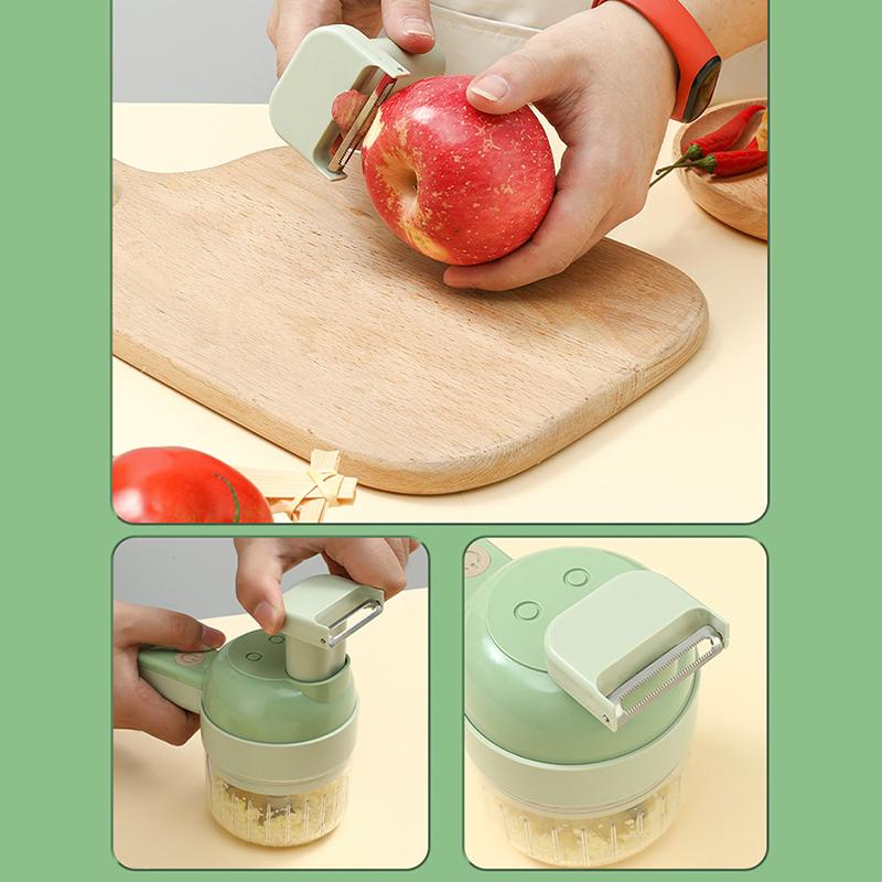 Garlic Chopper Electric Wireless Soft Handle Handheld Food Chopper for Home Kitchen Type1