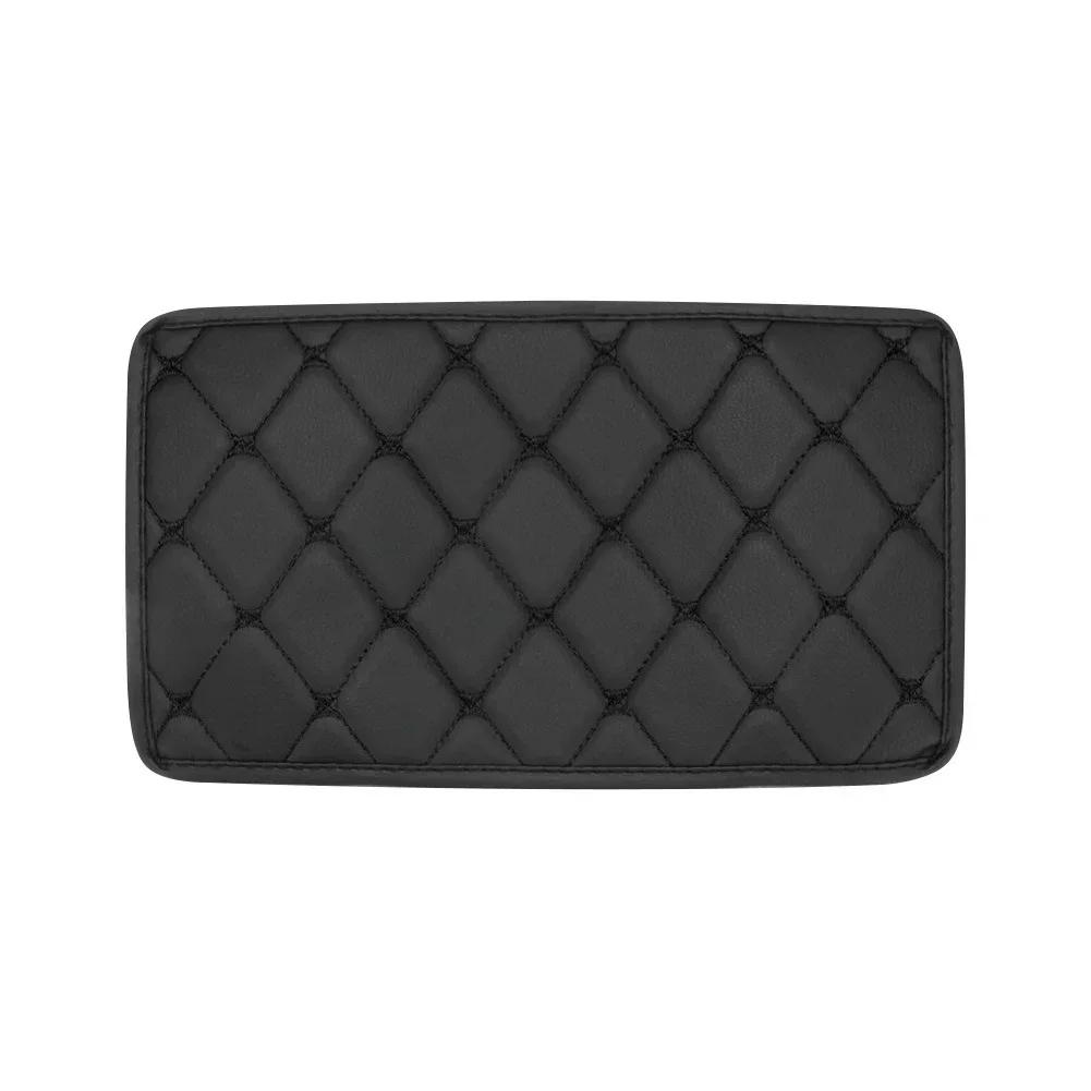 Car Center Console Box Pad Protector Universal Armrest Pad Cover Non-slip Soft Fiber Leather Auto Decoration Styling Arm Rest