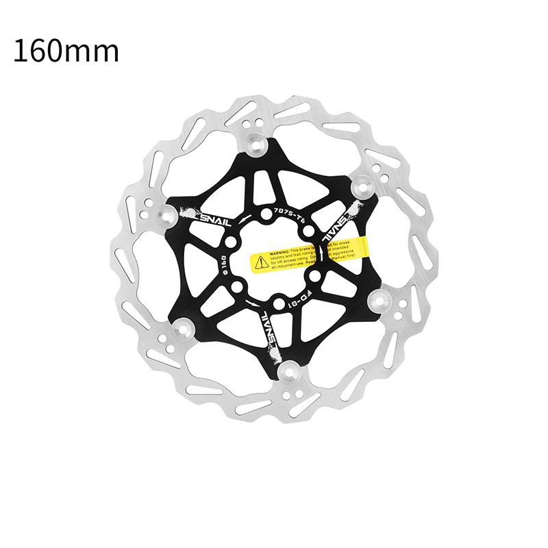 

Плавающая дисковая тормозная колодка для горного велосипеда, тормозной диск Six Nail 180 160 мм 203 мм 160mm чёрный