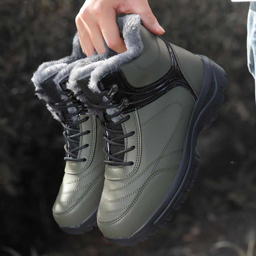 TUINANLE Unisex High-Top Hiking Shoes - Outdoor Cross-Border Design for Autumn and Winter Women Men Hiking Boots