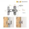 Jundingying Stainless Steel 90-Degree Hasp Lock