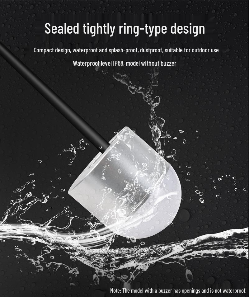 Waterproof LED Magnetic Hemisphere Signal Light: 3-Color, 12V/24V Indicator for Machines