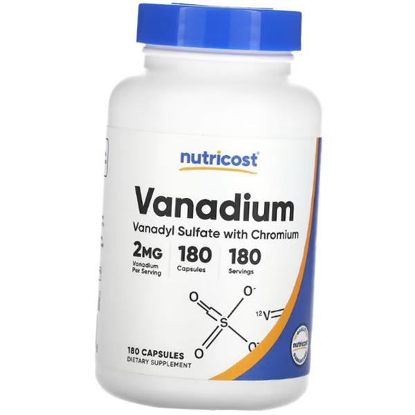 

Ванадий и Хром, Vanadium 2, Nutricost 180капс (36647039) 180caps