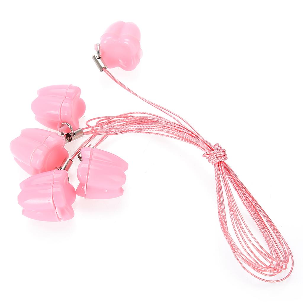 5pcs Plastic Baby Milk Tooth Storage Box with Rope Tooth Saver Necklaces