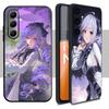 Vivian cool game girl pattern Phone Case For Samsung Galaxy S26 S25 S24 S23 S22 S21 Plus Ultra Note20 Soft Black