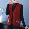Retro Fashion Knit Cardigan Vest – Spring/Autumn 2025 Collection