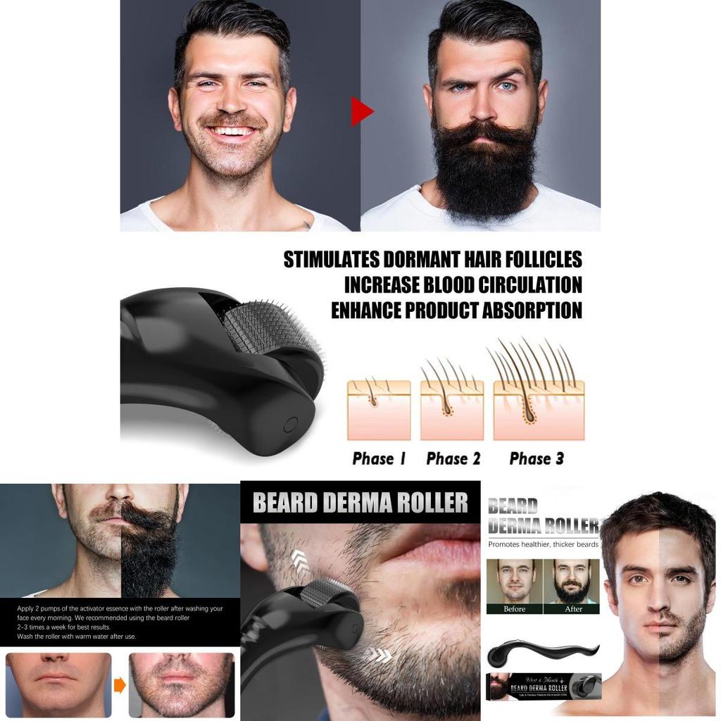 West Month Bartroller für nährende Pflege und Reinigung von Gesichtsbehaarung Essentials